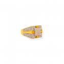 22K Gold Ring With Diamonds on It