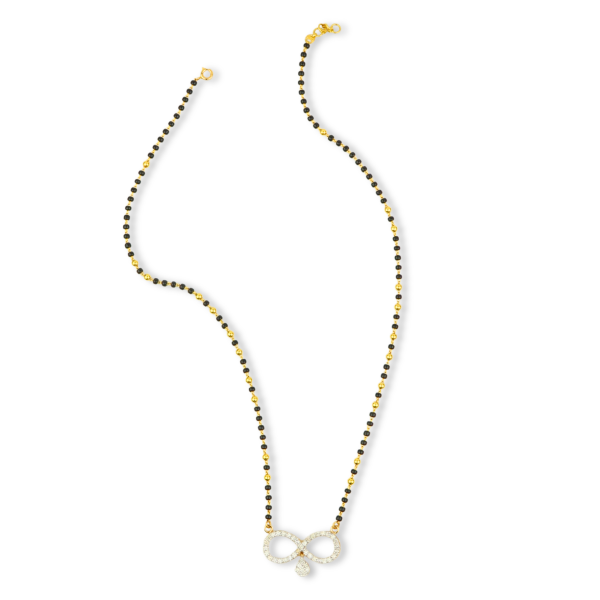 Adorable 1.22 CT Diamond Mangalsutra in 18K Gold