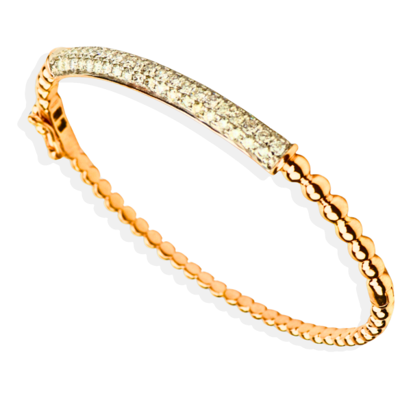1.58 CT Diamond Bracelet in 18K Ross Gold