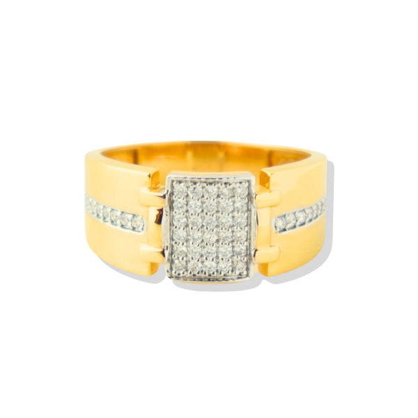 Designer 0.44CT Diamond Ring in 18K Gold 