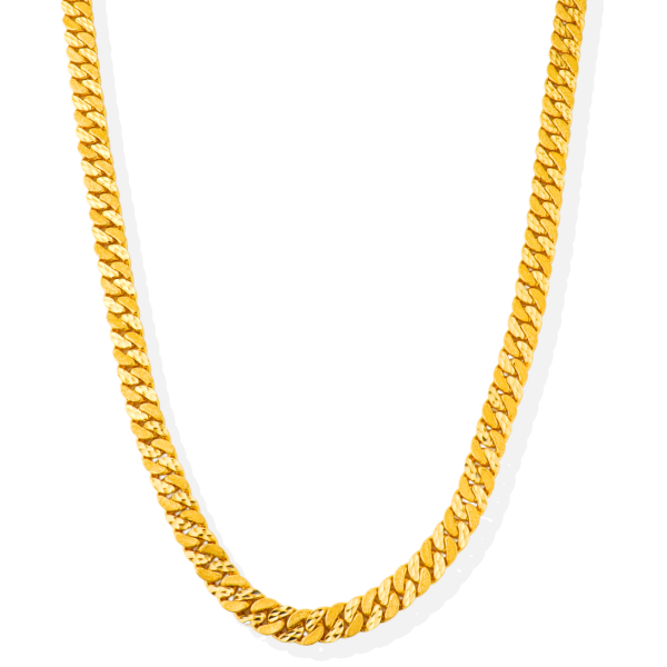 Cuban Link Chain in 22K Gold