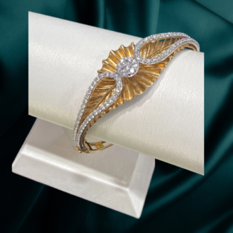 156 KBZ GLD DMD BRACELET 156 18 K Gold Diamond Bracelet 22.01 Gram Gold Diamond /1.92 CT ED 82/ 1.67