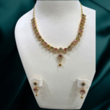 160 KBZ GLD DMD RUBY PNDT SET