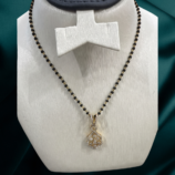 22K GOLD Diamond Mangalsutra Earring SET