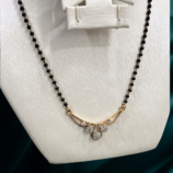 Mangalsutra Natural diamond 22k gold