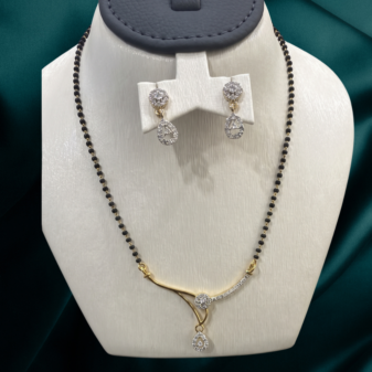 22k Gold , diamond, mangalsutra