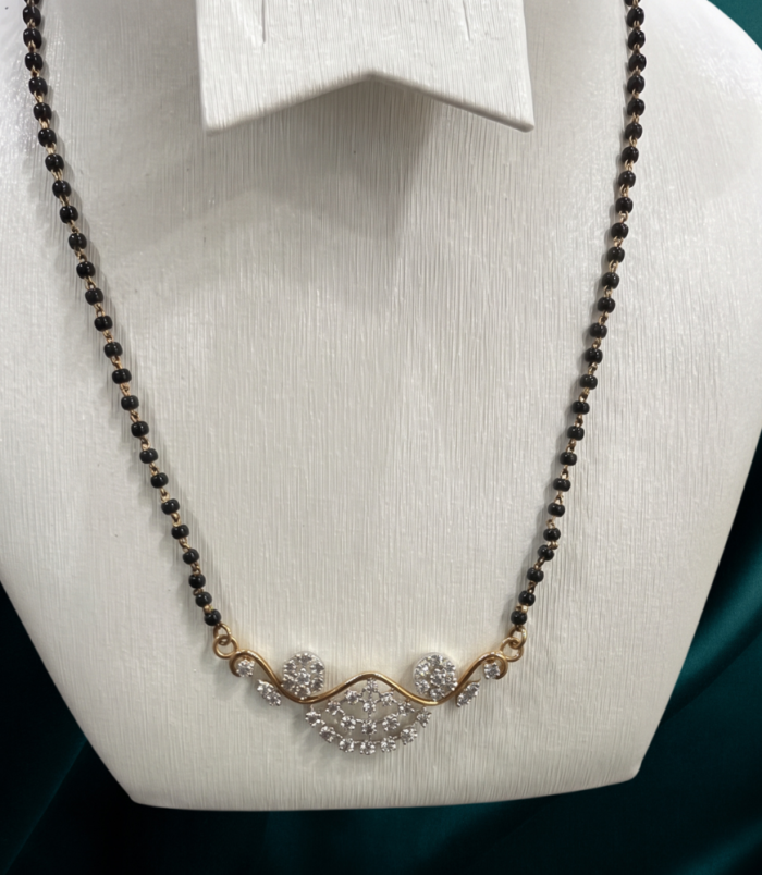 22k Gold, Diamond , Mangalsutra set
