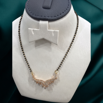 22k Gold , diamond, mangalsutra set